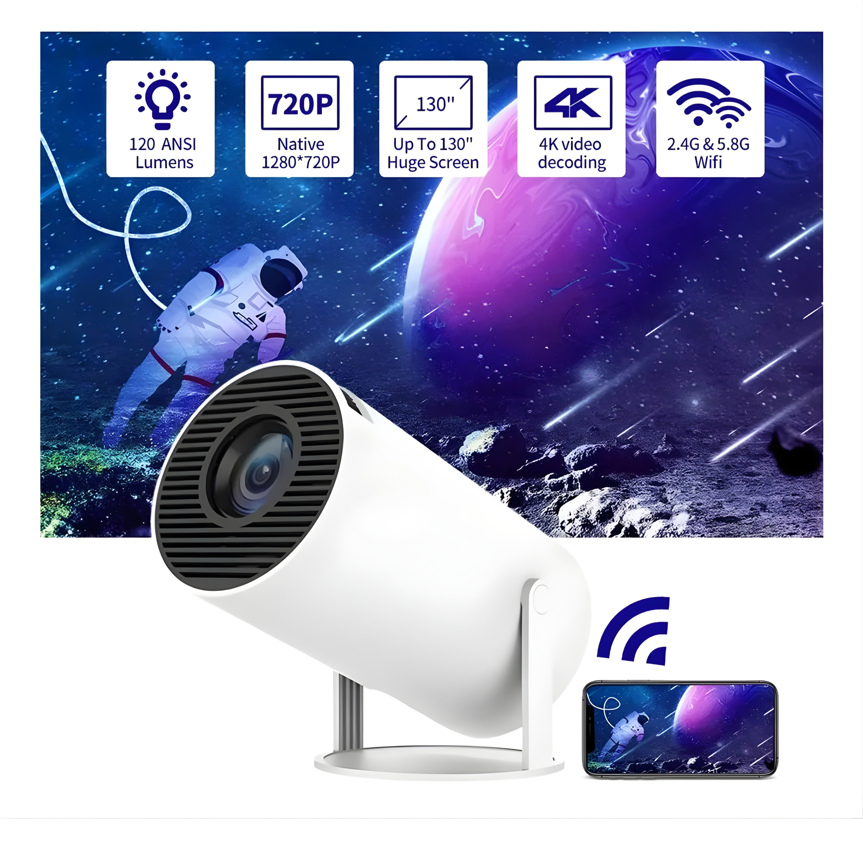 PROYECTOR PORTATIL HY-300